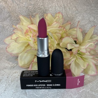 MAC Powder Kiss Lipstick - 920 VELVET PUNCH - Full Size NIB Disc HTF Free Ship
