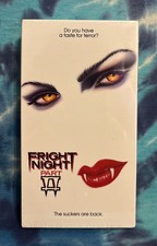Fright Night Part II VHS Sealed NOS Watermarks RARE