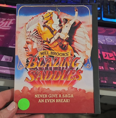 Blazing Saddles DVD 1974 R Region 1 Warner Bros Mel Brooks Gene Wilder
