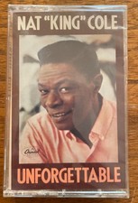 Nat King Cole - Unforgettable - cassette - still sealed. Pop. Easy-listening.