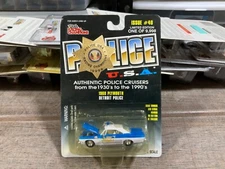 RACING CHAMPIONS POLICE USA 1968 PLYMOUTH DETROIT POLICE