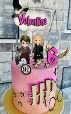 Cake Topper Harry Potter 3D - Nome ed Età Personalizzato