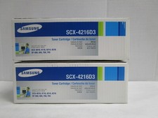 SAMSUNG SCX 4216D3 Black Toner Cartridge SCX 4016 Lot of 2 PRINTER OFFICE WORK