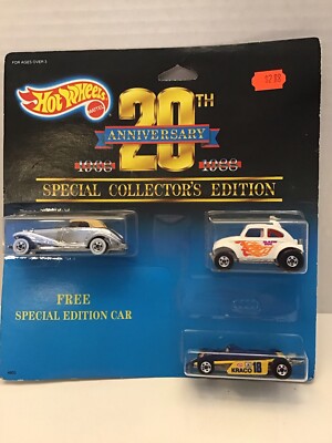 30th Anniversary Special Package HOTEI … Hot Wheels 20th Anniversary 3-Pack #4603, 540K, Baja Bug