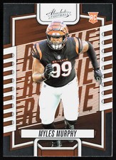 2023 Panini Absolute Retail Myles Murphy #159 Rookie RC Cincinnati Bengals