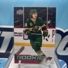 2021-22 NHL Star Rookies Box Set #9, CALEN ADDISON SP RC ??? Rookie Base Card. rookie card picture