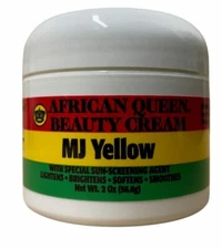 African Queen Beauty Cream MJ Yellow 2 Oz / 56.6 g