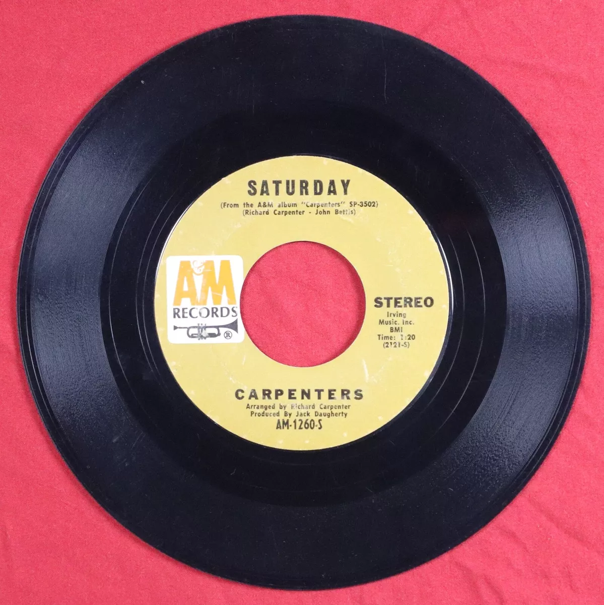 Carpenters / Rainy Days and Mondays, A+M AM-1260