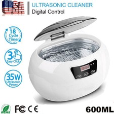 Stainless Steel Ultrasonic Cleaner Jewelry Watch Glasses Coin Cleaning Machine