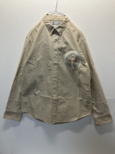 Genuine VISVIM Long-Sleeved Shirt Beige From Japan  Size 2 - M -
