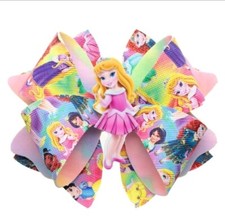 Pre-cut faux leather hair bow kit PREMIUM DIY Aurora Princess Beauty