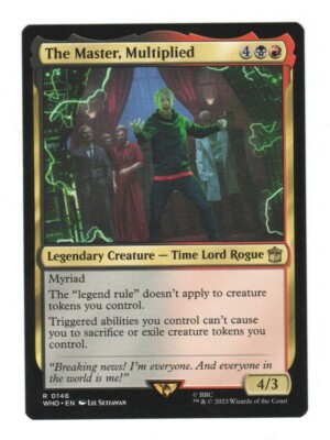 MTG - The Master, Multiplied - Normal - Universes Beyond: Doctor Who - Near Mint