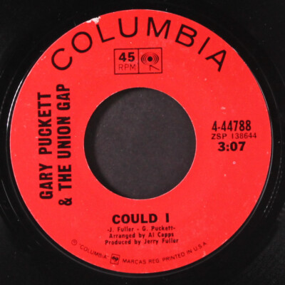 GARY PUCKETT & THE UNION GAP: could i / don't give in to him COLUMBIA 7'' Single