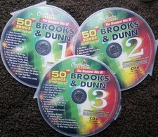 BROOKS DUNN 3 CDG COUNTRY SET CHARTBUSTER KARAOKE 50 SONGS CD G MUSIC 5069