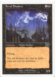 Feral Shadow 131/351 Classic Sixth Edition Common MTG