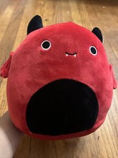RARE Squishmallow 8 Red Devil Bat Dante" NWT.