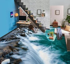 3D River Sea 17155NA Floor WallPaper Murals Wall Print 5D AJ WALLPAPER AU Fay