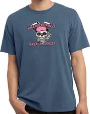 Buy Cool Shirts Breast Cancer Tee Bikers Against Breast Cancer Pigment Dyed