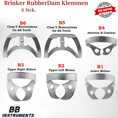 Kofferdam Klammerzange Leichte Ivory Zange Brinker Klemme Universal Rahmen Labor