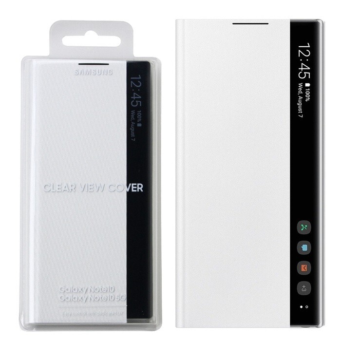 Samsung Clear View Cover for Samsung Galaxy Note10 White for