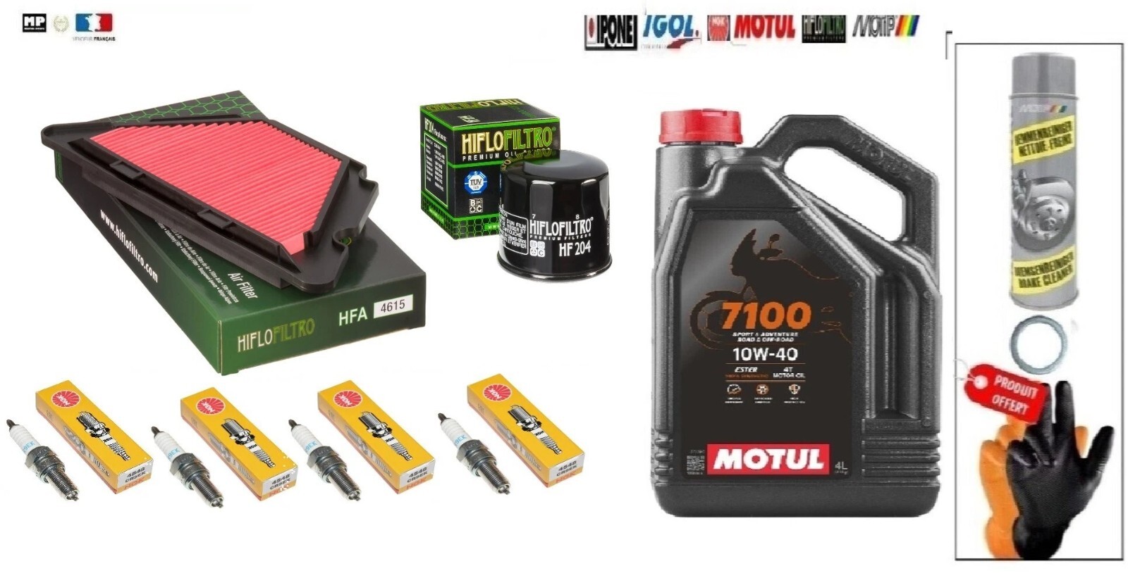 Kit Entretien Moto YAMAHA XJ6 600 pour Supprimer le Patinage d'Embrayage