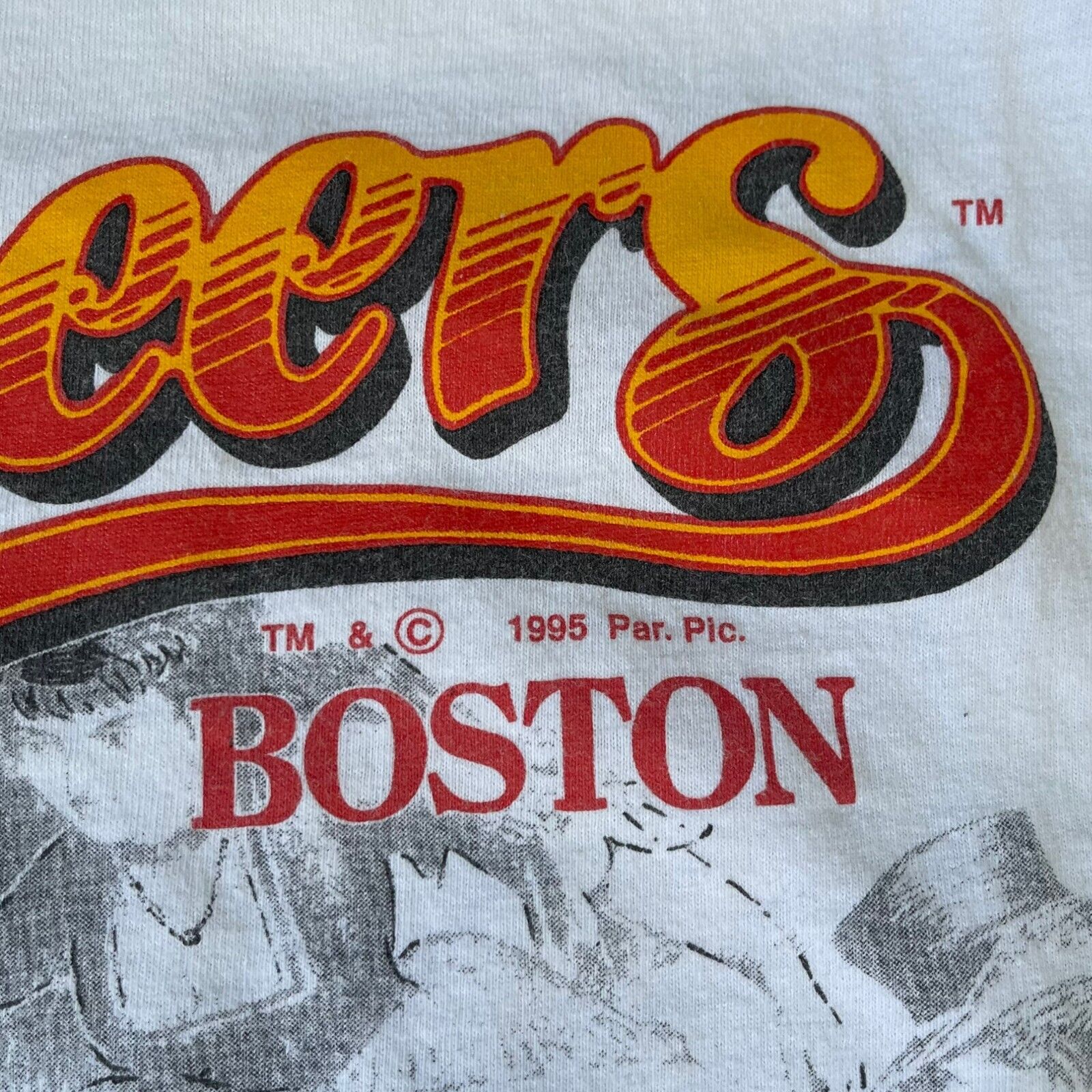 Vintage 1995 Cheers Boston Double Sided Graphic S… - image 3