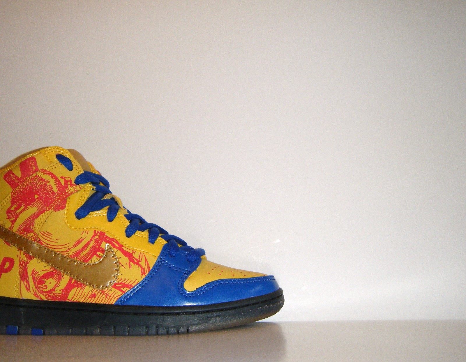 2012 Nike SB Dunk High Pro Premium DB Doernbecher Sz 7 Warriors Heart 579603-740 2012 Nike SB Dunk High Pro Premium DB Doernbecher Sz 7 Warriors Heart 579603-740