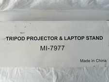 Height Adjustable Tripod Projector and Laptop Stand Tray