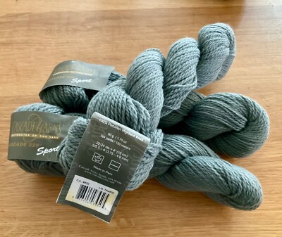 Cascade Yarns 220 Sport - 3 Skeins Gray (#9620)