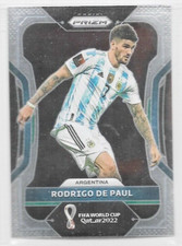 Rodrigo de Paul Argentina 2022 Panini PRIZM FIFA World Cup Base #12