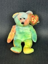 Garcia TY Tie Dye Beanie Baby 1993 DOB 95 P. V. C. Pellets View Photos