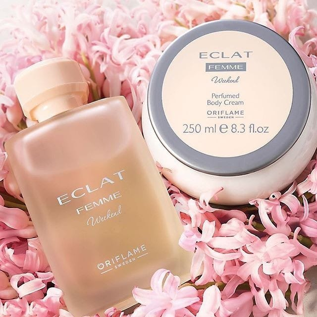 250 Ml Review Eclat Femme Weekend Perfumed Body Cream Oriflame