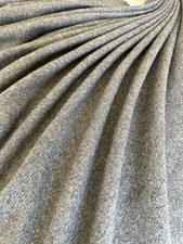 Vintage Wool Blanket Full Size Farmhouse Lodge Camp Stadium Gray 80x59