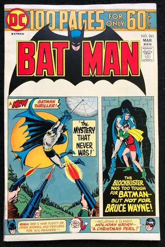 Dc 100 Page Super Spectacular 1975 118 Batman 261 Vf 8 5 Dc 118 Ebay