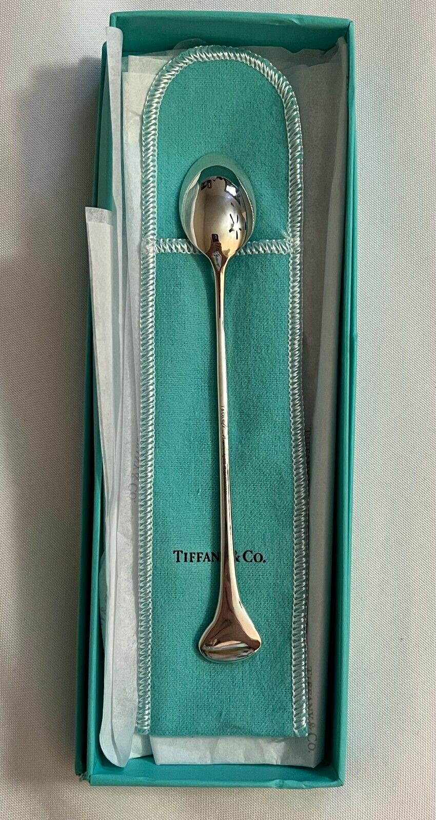 Tiffany & Co. Sterling Silver Elsa Peretti Full Heart Baby Spoon