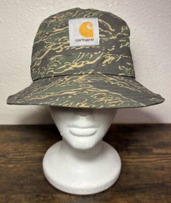 Carhartt WIP Tiger Camo Bucket Hat Size S/M | eBay