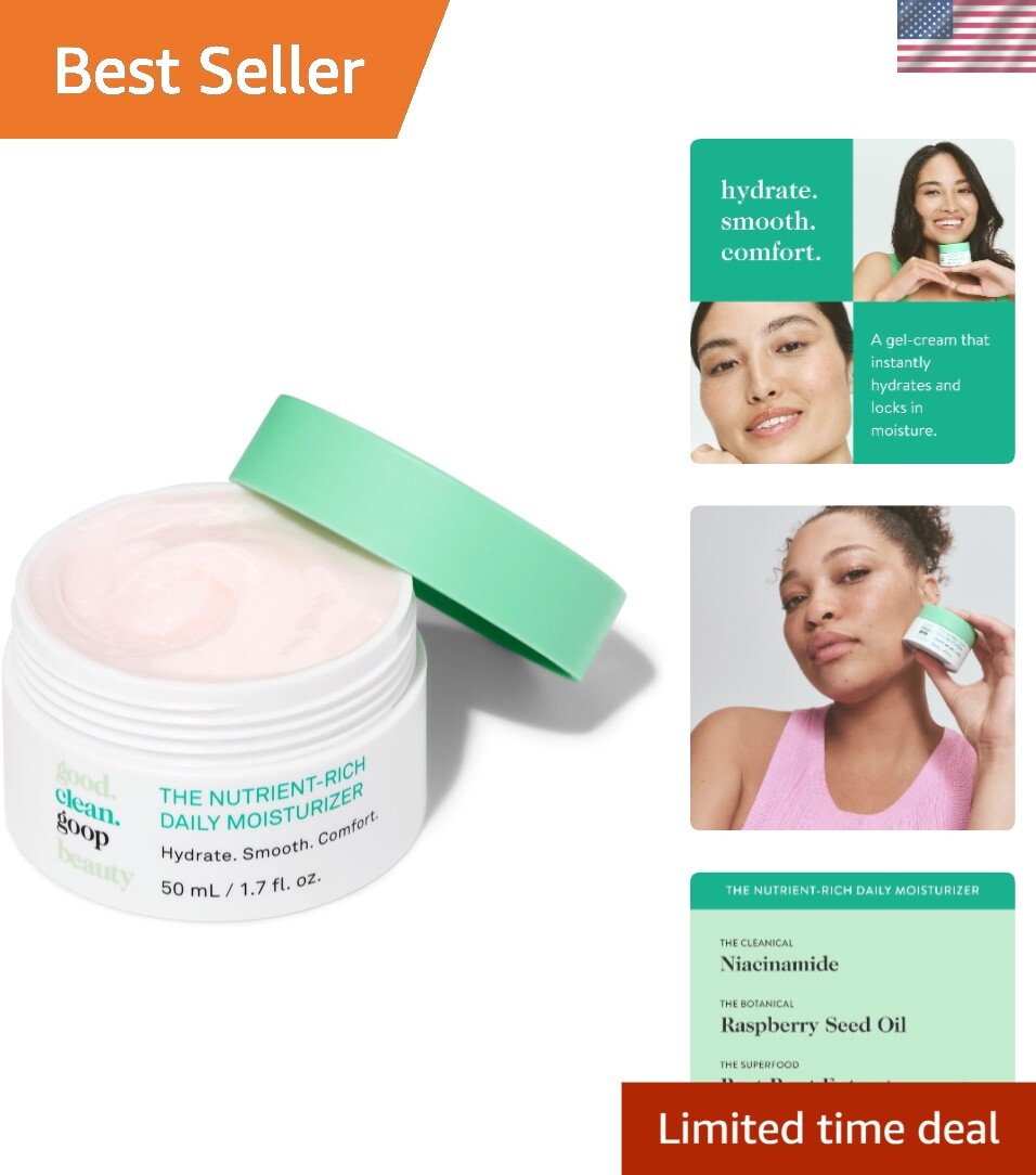 Radiant Skin Daily Moisturizer with Hyaluronic Acid and Beetroot Extract 1.7 Fl oz