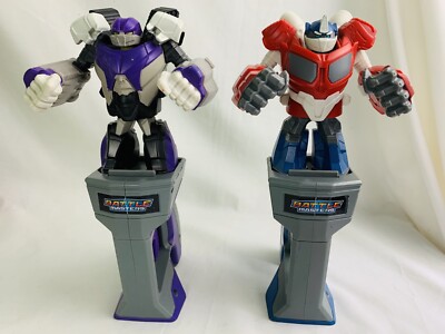 Transformers Battle Masters Optimus Prime Vs Megaton 2013 Hasbro Rockem & Sockem