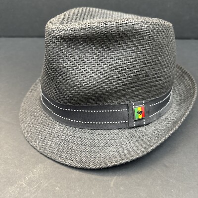 Peter Grimm Hat Men's One Size Rabbit True Character Paper Weave Black