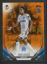 2024 BILAL NADIR 23/25 TOPPS UEFA EUROPA LEAGUE JADE ORANGE ROOKIE RC