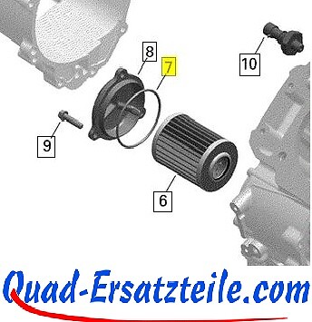 Can-am O-Ring für Ölfilter DS 650, Spyder RS, RT, Maverick