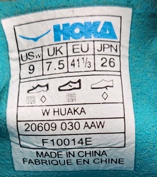 Hoka One One Huaka Running Shoes Womens Size 9 Quicklace Cushion 20609-030 thumbnail 9