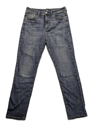 C&A Damen Jeans High Slim Gr 42 Blau High Waist Stretch Denim Hose
