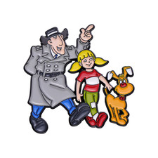 Cartoon Anime Movies Character  Dog Enamel Pins Creative Nostalgic Brooch