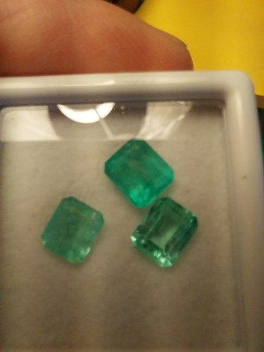 Natural MUZO Colombian Green Emerald Genuine Not Lab Created !