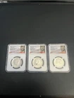 2014 Kennedy 50th Anniversary Silver High Relief NGC PF69 SP69 3 Coin Set