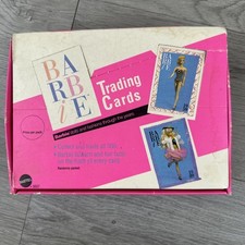 1990 New/Sealed 24 10 Packs of Barbie Trading Cards with Box-Mattel 5527