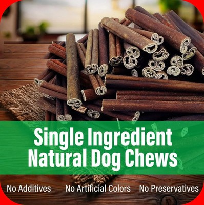 Dog Bully Sticks, 6 Inch Medium Beef Collagen Chews, Qty 20 - ValuePet,ValueBull