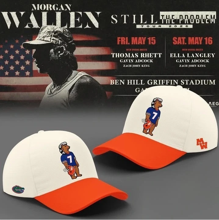 Morgan Wallen Still The Problem Tour 2026 Florida Gators Cap