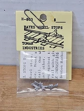 Tomar Industries H-803 HO Hayes Wheel Stops  (Pack of 4)